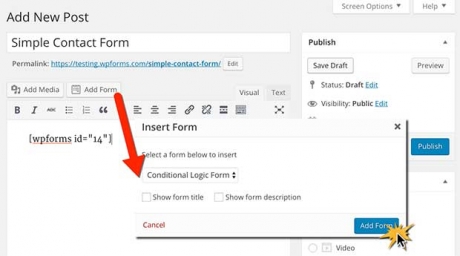 wpforms wordpress contact form