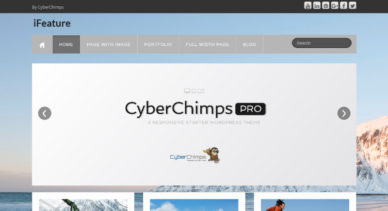 iFeature Blog WP theme