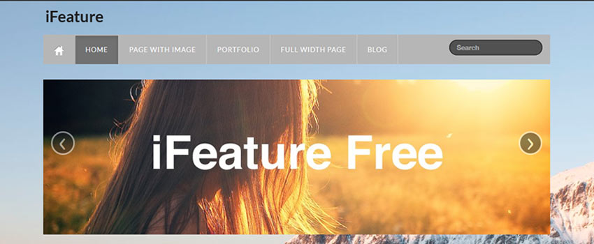 iFeature – Free Blogging WordPress Theme – Download Now