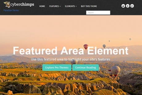 Best Parallax WordPress Theme Giveaway