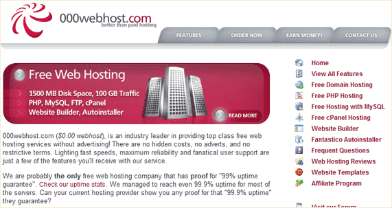 free web hosting