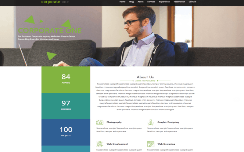 Corporate One: Corporate Theme