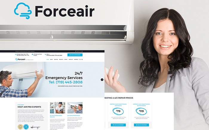 Air Conditioner Services WP Theme