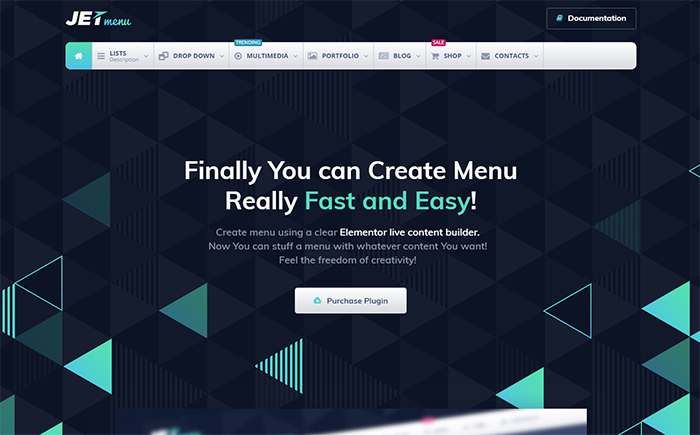 JetMenu - Mega Menu for Elementor Page Builder WordPress Plugin