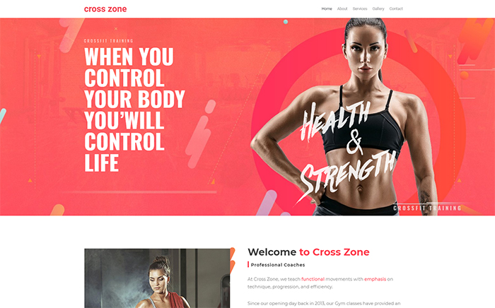 Champio - Crossfit Studio Jet Elementor Template