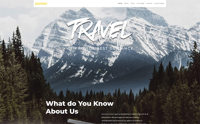 Hottrip - Travel Agency Jet Elementor Template