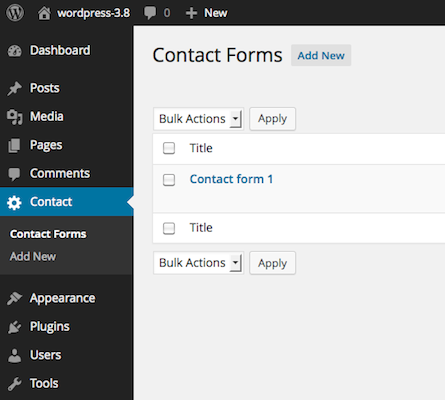 Contact Form 7 