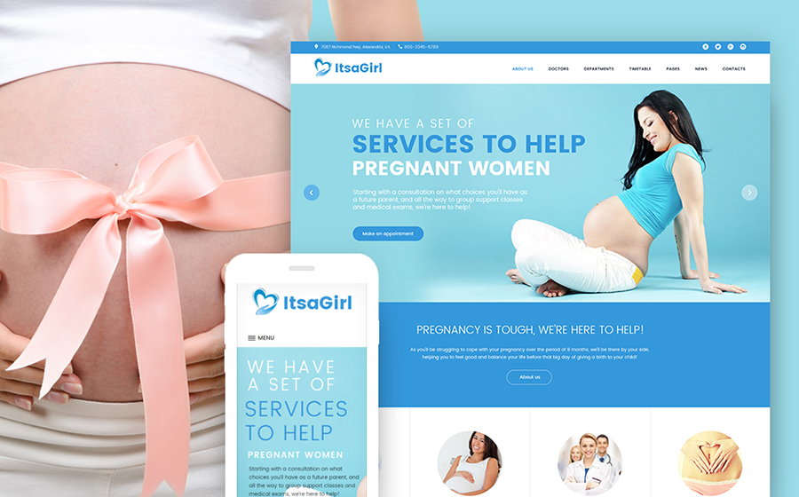 Maternity WordPress Theme