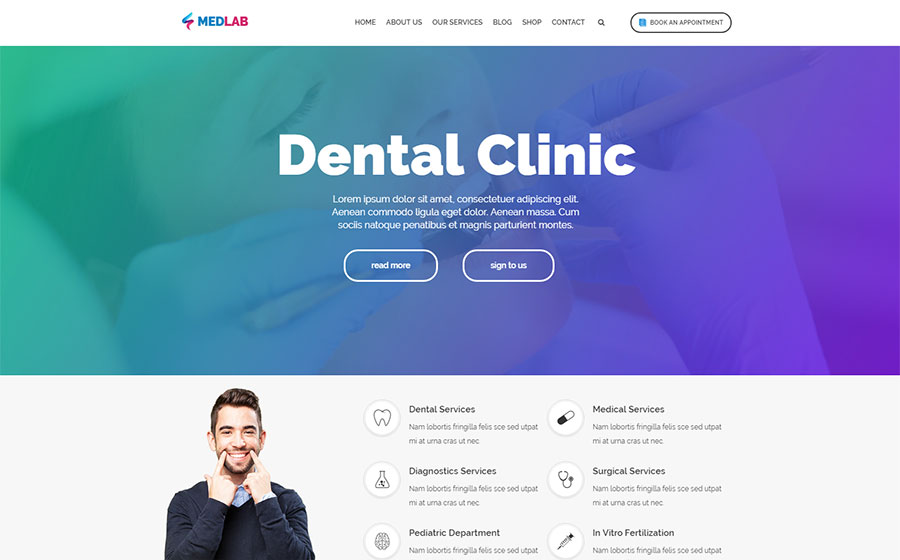 MedLab - Multipurpose Medical WordPress Theme