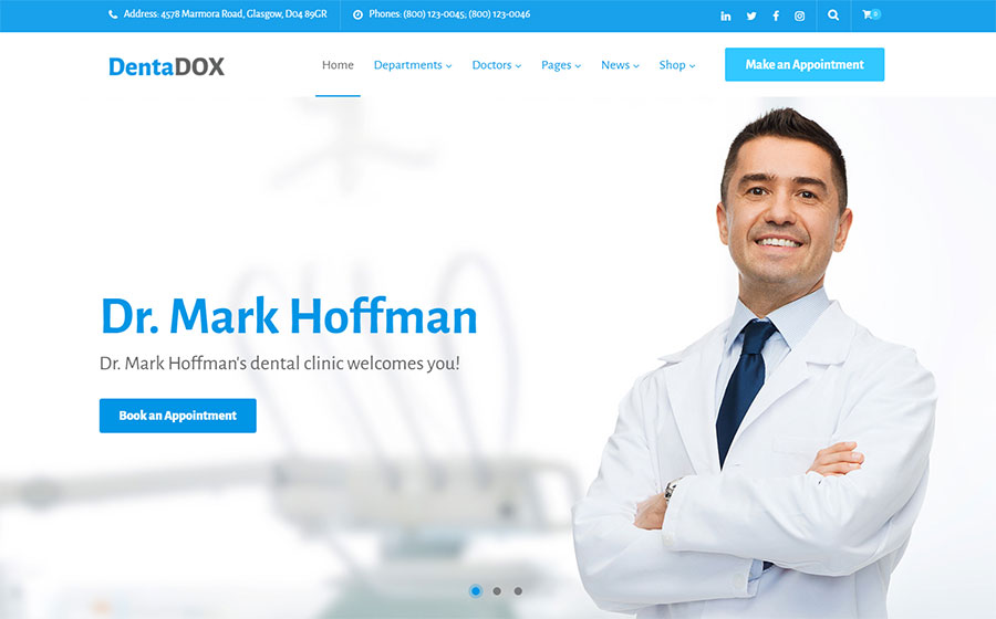 DentaDox - Denistry Clinic WordPress Theme