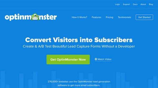 Optin Monster Email plugin