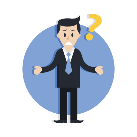 men with question mark