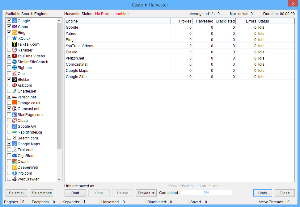 Search engine scrapper
