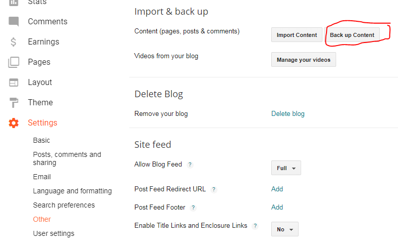 WordPress backup safety