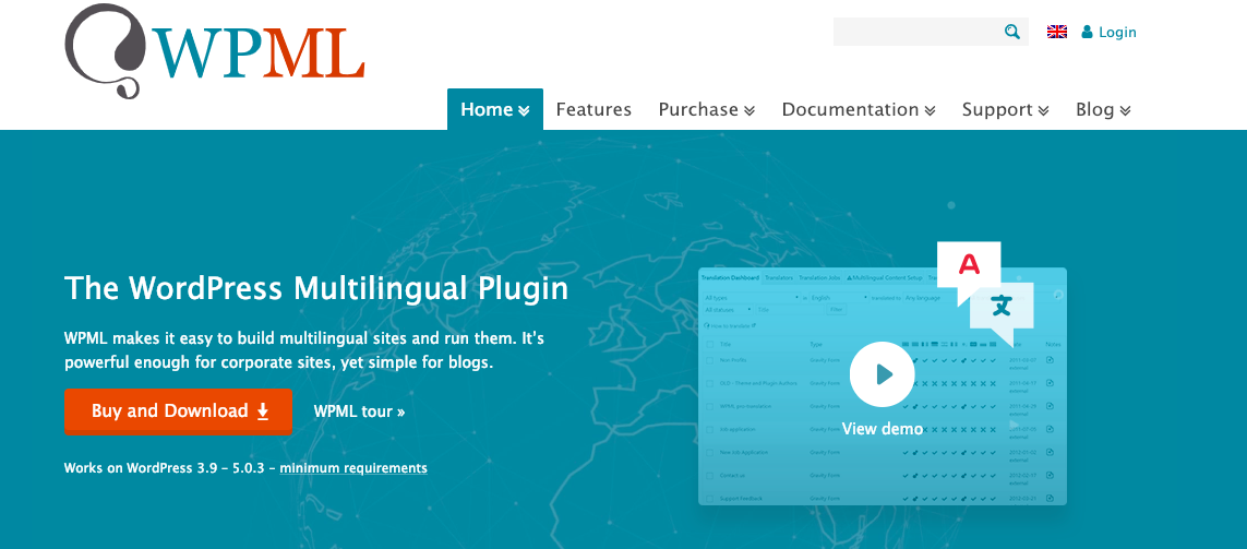 WordPress translation plugin