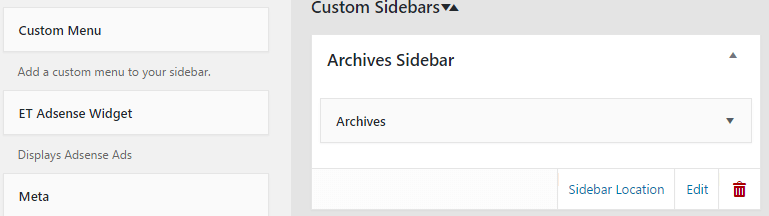 customize WordPress sidebar
