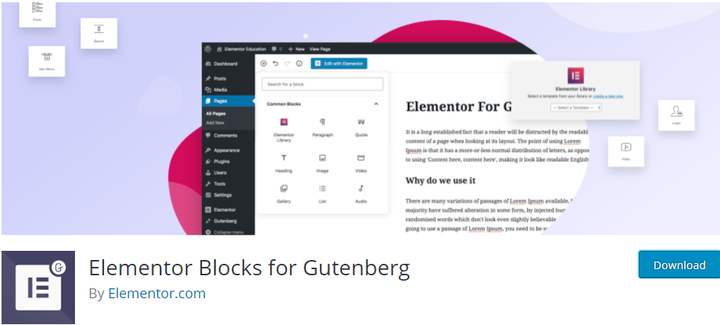 WordPress content blocks