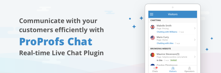 Proprofs chat plugin