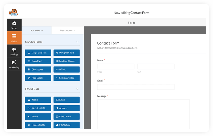 wp forms plugin