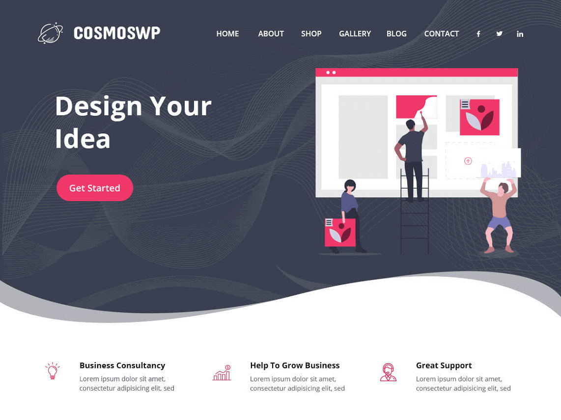 Cosmos- Free WordPress theme