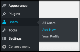 Add New User in WordPress