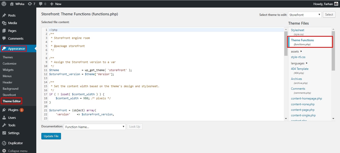 Google Font for WordPress