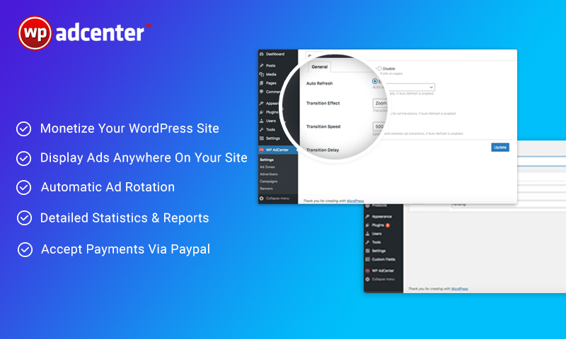 WP AdCenter- Affiliate Marketing Tool
