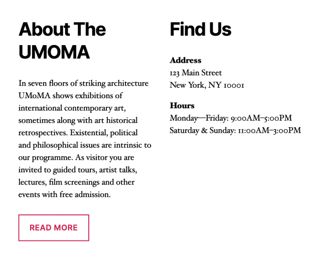 Twenty-twenty Widgets