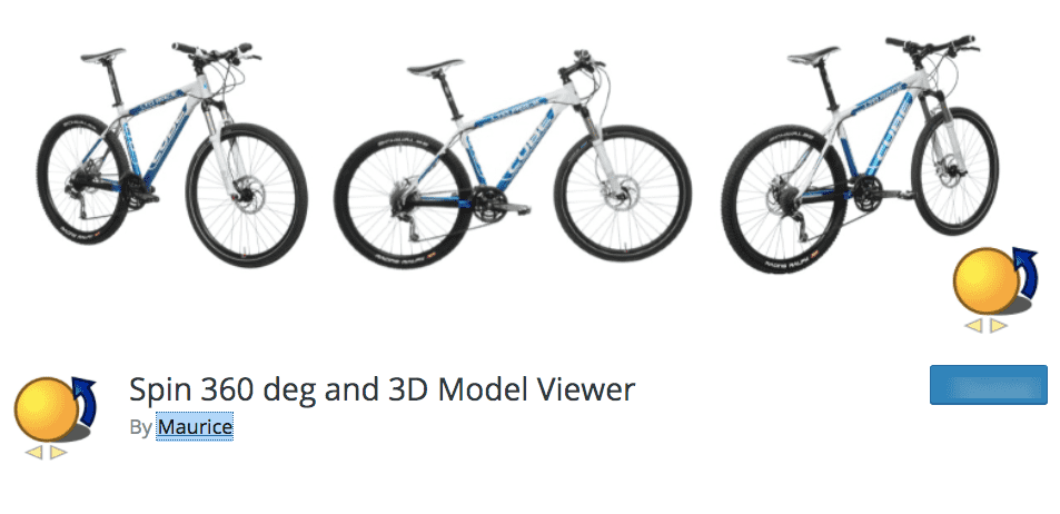 WordPress Virtual Tour Plugins: Spin 360 Deg