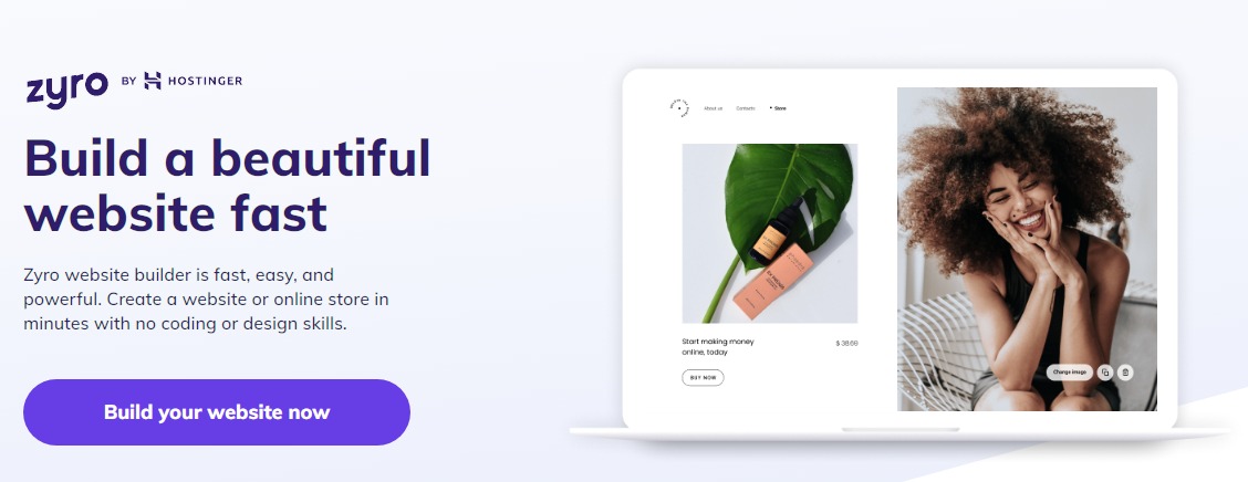 Hostinger hosting service website builder