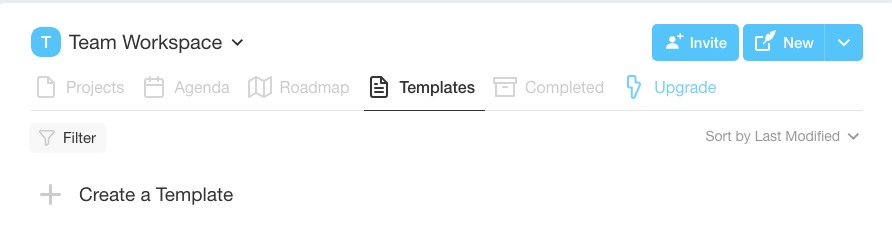 Taskade Review pre designed templates