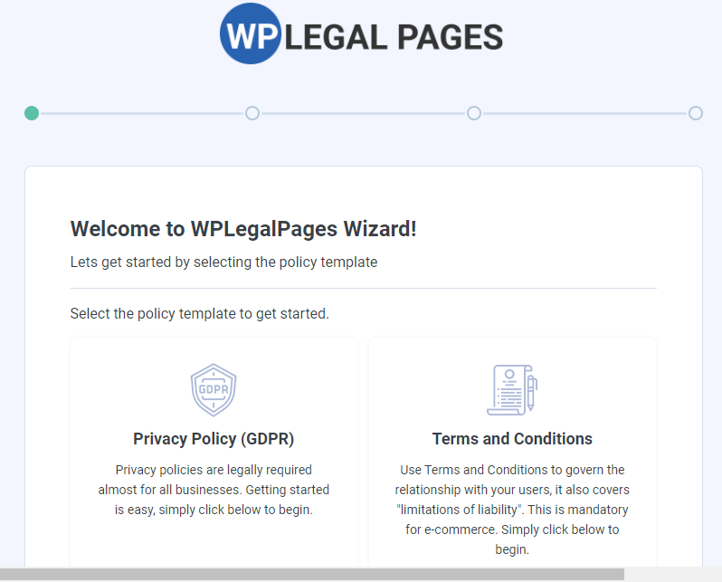 WP Legal Pages-Wizard