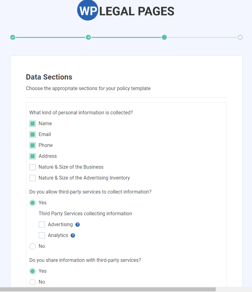 WP Legal Pages-Wizard