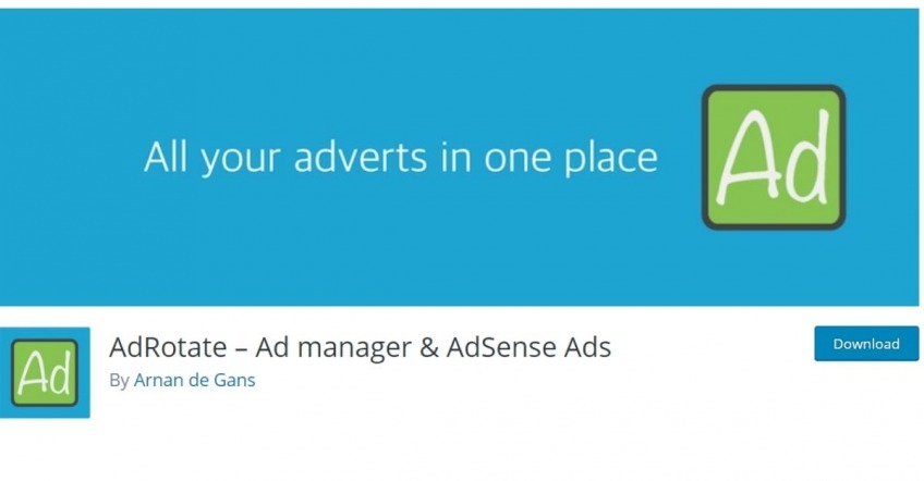 Ad rotate - Free WordPress advertising plugin