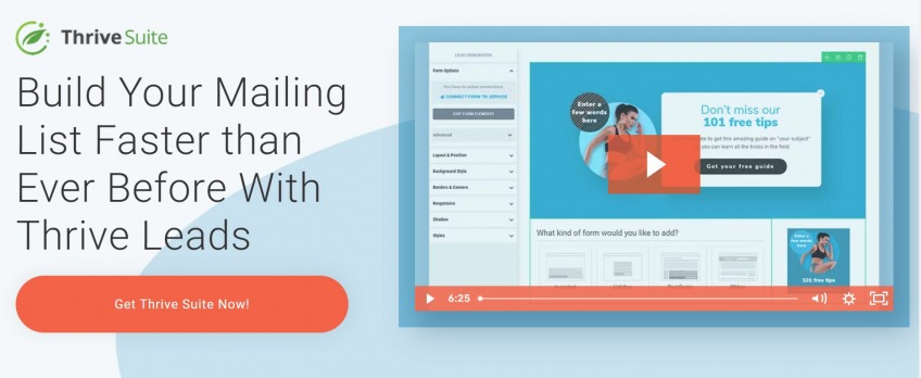 Must have WordPress plugins - Thrive Leads