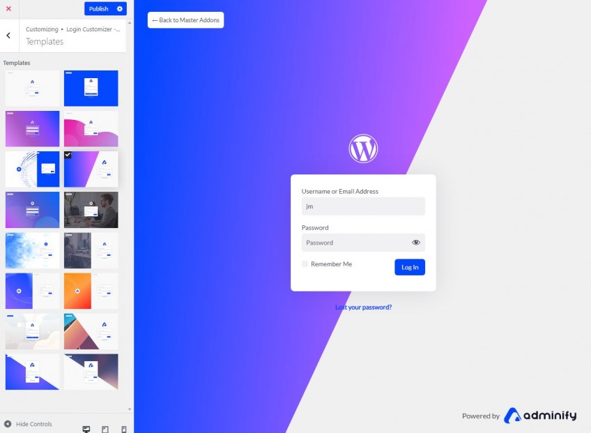 Login template Login template