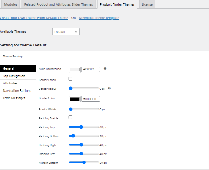 Growanizer- Create custom theme