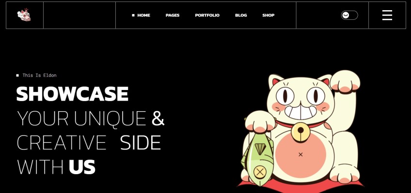 Eldon- Artist Portfolio Theme