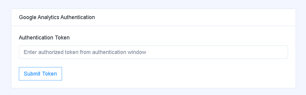 Authentication Token