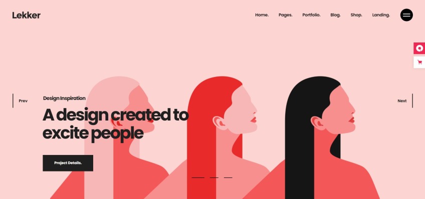 Lekker- Portfolio WordPress Theme