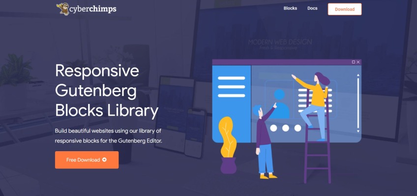 Responsive Gutenberg Blocks Library