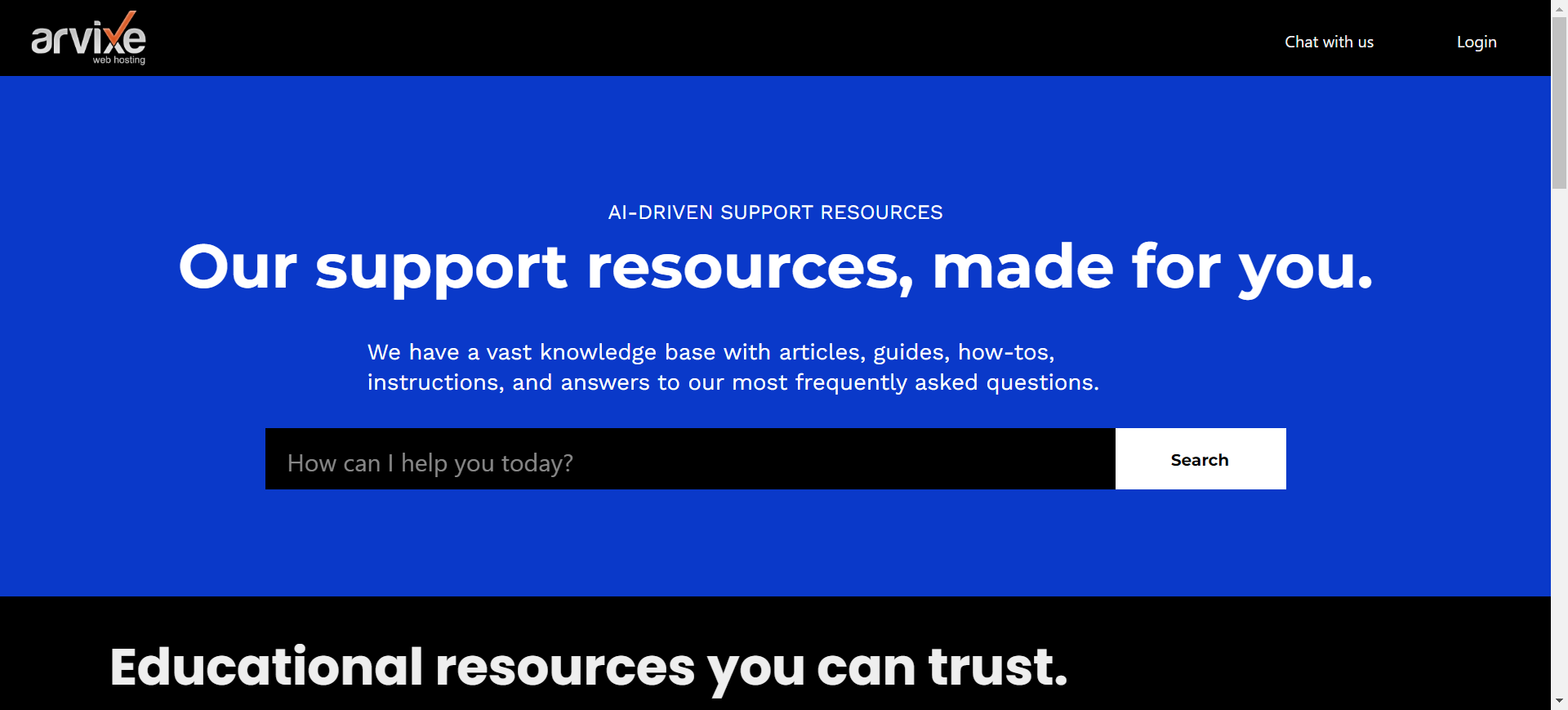 Arivxe hosting provider