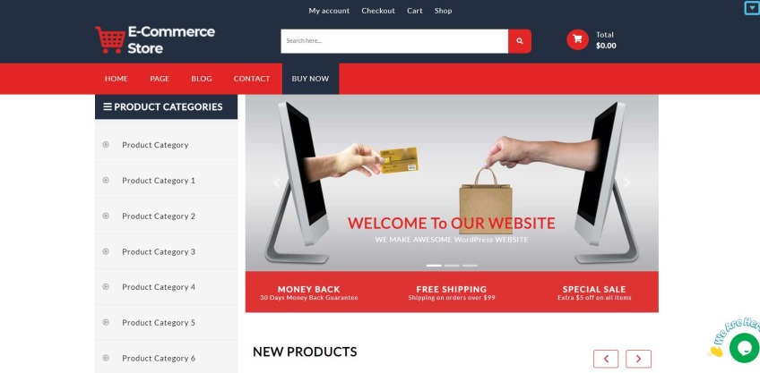 BB Ecommerce Store Wordpress Theme
