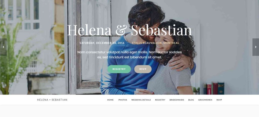 Meridian - Wedding theme