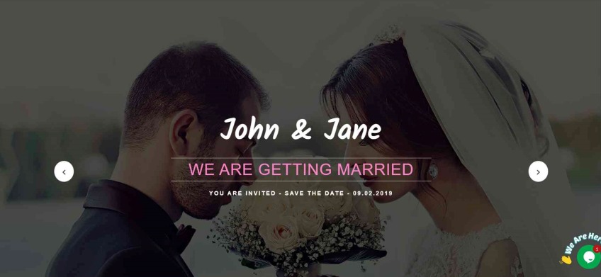 Nikah Wedding - WordPress theme