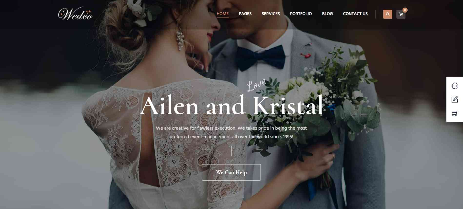 WedCo - WordPress wedding theme