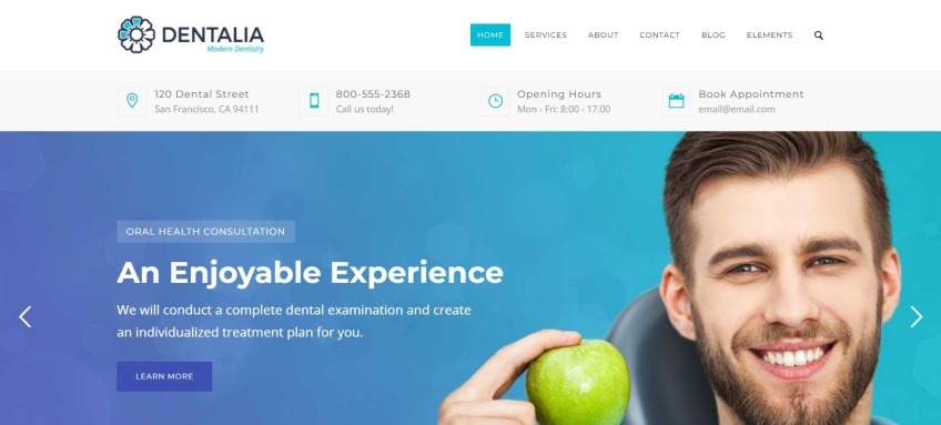 Dentalia - Dentist & Medical WordPress Theme