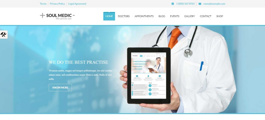 SoulMedic | Hospital & Doctor WordPress Theme