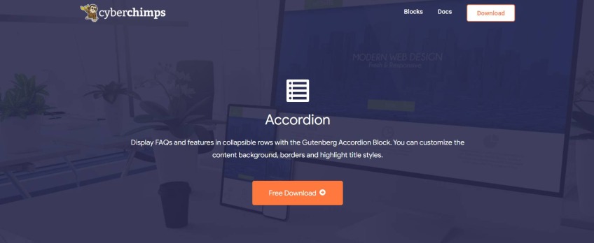 Accordion block- Responsive Gutenberg Blocks Library