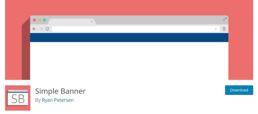 Simple Banner - Free WordPress banner plugin